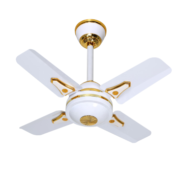 Ventilateur domestique 24 pouces Ventilateur de plafond électrique Blanc